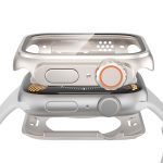 For Apple Watch Series 9 / 8 / 7 45mm Change to Ultra 49mm Waterproof All-Inclusive Film Hybrid PC Watch Case(Starlight Silver) - Image 5