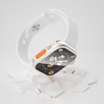 For Apple Watch Series 6 / 5 / 4 / SE 44mm Change to Ultra 49mm Waterproof All-Inclusive Film Hybrid PC Watch Case(Starlight Silver) - Image 7