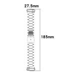 Για Redmi Watch 3 Lite / Watch 3 Active Tre-bead Metal Inox Band (Ασημί) - Image 4