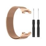 For Huami Amazfit T-Rex A1918 Milan Watch Band with Screwdriver(Rose Gold) - Image 2