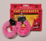 Αποκριάτικες Μεταλλικές Χειροπέδες με  Γουνάκι (3 χρώματα) - Image 2