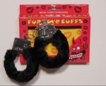 Αποκριάτικες Μεταλλικές Χειροπέδες με  Γουνάκι (3 χρώματα) - Image 3