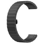 For Huawei Watch GT 3 Pro 43mm 20mm One Bead Butterfly Buckle Metal Steel Watch Band(Black) - Image 5