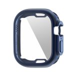 ENKAY Electroplated Soft TPU Case with Screen Film For Apple Watch Ultra 49mm(Blue)