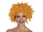 Αποκριάτικη Περούκα Με Πούπουλα