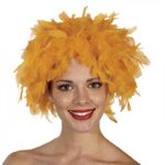 Αποκριάτικη Περούκα Με Πούπουλα