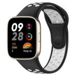 Xiaomi for  Redmi Watch 3 / Mi Watch Lite 3,  Sports λουράκι ρολογιών σιλικόνης δύο χρωμάτων (μαύρο+λευκό)(OEM)