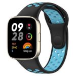 Xiaomi for Redmi Watch 3 / Mi Watch Lite 3,  Sports Band σιλικόνης δύο χρωμάτων (Μαύρο+Μπλε)(OEM)
