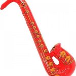 Αποκριάτικο Φουσκωτό Σαξόφωνο(Κίτρινο)