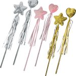 Αποκριάτικο Ραβδάκι Χρυσό Καρδιά