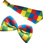 Αποκριάτικο Παπιγιόν + Γραβάτα( Πολύχρωμα)