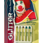 Clown Μακιγιάζ Μολύβια Στρας 5 Χρώματα