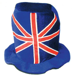 Βελούδινο καπέλο BRITISH FLAG