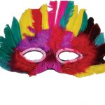 Μάσκα Με Φτερά (Διάφορα Χρώματα)