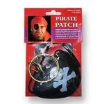 Αποκριάτικο Μάτι Πειρατή Με Κρίκο