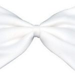 Αποκριάτικο Παπιγιόν Λευκό