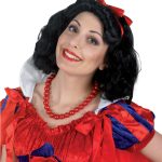 Αποκριάτικη Περούκα Μαύρη Χιονάτη