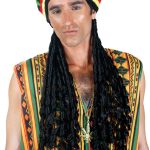 Καπέλο Πλεκτό Με Μαλλιά Ρέγκε