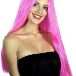 Αποκριάτικη Περούκα Ίσια Ροζ