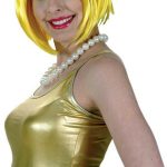 Αποκριάτικη Περούκα Ίσια Κίτρινη Fantasy