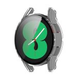 For Samsung Galaxy Watch4 40mm PC Protective Case with Tempered Glass Film(Transparent White) - Image 4