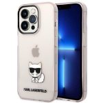 Karl Lagerfeld Choupette Back Cover Σιλικόνης Ροζ (iPhone 14 Pro) - Image 3