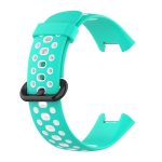 For Xiaomi Redmi Watch 2 Lite Two-Color Mixed Silicone Watch Band(Cyan+White) - Image 2