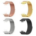 Για Huawei Watch Fit Mijobs Milan Μαγνητικό λουράκι από ανοξείδωτο ατσάλι (μαύρο) - Image 3