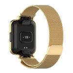 For Xiaomi Redmi Watch 2 Lite 2 in 1 Milano Metal Watch Band with Watch Frame(Gold) - Image 3