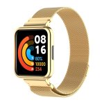 For Xiaomi Redmi Watch 2 Lite 2 in 1 Milano Metal Watch Band with Watch Frame(Gold)
