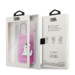 Karl Lagerfeld Choupette Fun Back Cover Πλαστικό Ροζ (iPhone 14 Pro Max) - Image 2