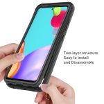 For Samsung Galaxy A52 5G / 4G Starry Sky Solid Color Series Shockproof PC + TPU Protective Case(Black) - Image 3