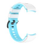 For Samsung Galaxy Watch4 Classic 42mm / 46mm Two-color Silicone Strap Watch Band(White Sky Blue) - Image 3