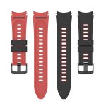 For Samsung Galaxy Watch4 Classic 42mm / 46mm Two-color Silicone Strap Watch Band(Black Red) - Image 3