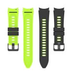 For Samsung Galaxy Watch4 Classic 42mm / 46mm Two-color Silicone Strap Watch Band(Black Lime Green) - Image 3