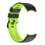 For Samsung Galaxy Watch4 Classic 42mm / 46mm Two-color Silicone Strap Watch Band(Black Lime Green) - Image 4