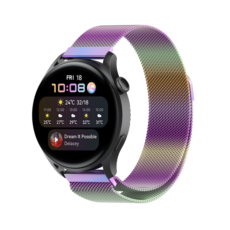 EDA002387301E_3 Για Huawei Watch GT 3 46mm/GT Runner 22mm Milan Metal Watch Band (Πολύχρωμο) - Image 1