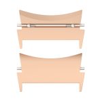 For Samsung Galaxy Watch 5 / Watch 5 Pro / Watch 4 / Watch 4 Classic 1 Pair Universal Metal Watch Band Connectors(Rose Gold) - Image 2