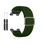For Amazfit T-Rex / T-Rex Pro / Ares Adjustable Buckle Braided Nylon Watch Band ( Green) - Image 3