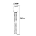 For Xiaomi Redmi Watch 3 / Mi Watch Lite 3 2 in 1 Three-bead Metal Watch Band with Watch Frame(Rose Gold) - Image 3