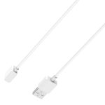 For Xiaomi Mi Band 8 Watch Magnetic Suction Charger USB Charging Cable, Length:1m(White) - Image 3