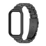 For Redmi Band 2 Mijobs Metal Shell + Three-Bead Stainless Steel Watch Band(Black) - Image 5