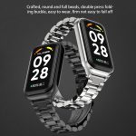 For Redmi Band 2 Mijobs Metal Shell + Three-Bead Stainless Steel Watch Band(Black) - Image 4