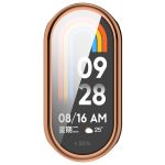 For Xiaomi Mi Band 8 Full Coverage TPU Electroplating Watch Protective Case(Rose Gold)