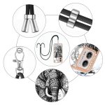 Για Motorola Moto G53 / G13 / G23 Επιμεταλλωμένη θήκη τηλεφώνου IMD διπλής όψης με κορδόνι (Totem Elephant) - Image 4