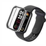 For Xiaomi Mi Band 8 Pro PC + Tempered Film Integrated Watch Protective Case(Black) - Image 3