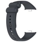 For Xiaomi Mi Band 8 Pro Solid Color Black Buckle Silicone Watch Band(Dark Grey) - Image 3