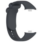 For Xiaomi Mi Band 8 Pro Solid Color Black Buckle Silicone Watch Band(Dark Grey) - Image 4