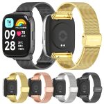 For Redmi Watch 3 Lite / Watch 3 Active Mijobs Milan Buckle Metal Watch Band(Gold) - Image 2