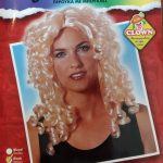 Αποκριάτικη Μελαχρινή Περούκα Με Μπούκλες